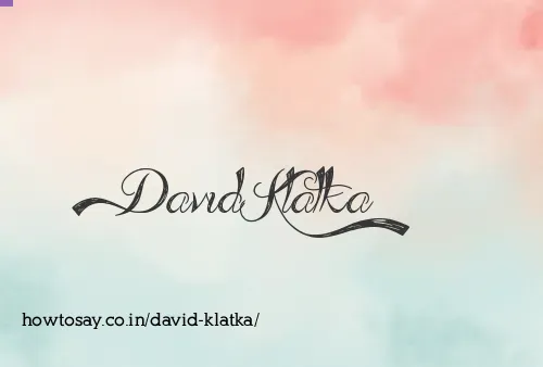 David Klatka