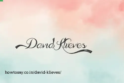 David Klieves