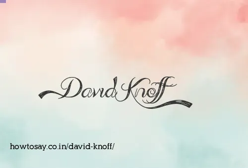 David Knoff