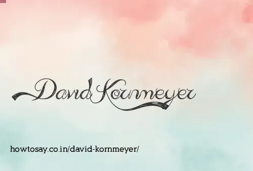 David Kornmeyer