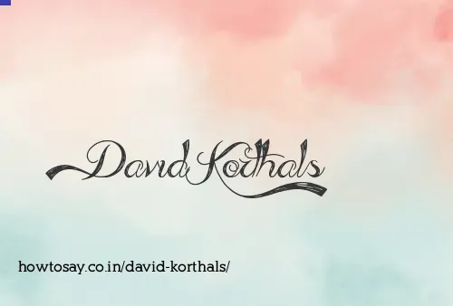 David Korthals