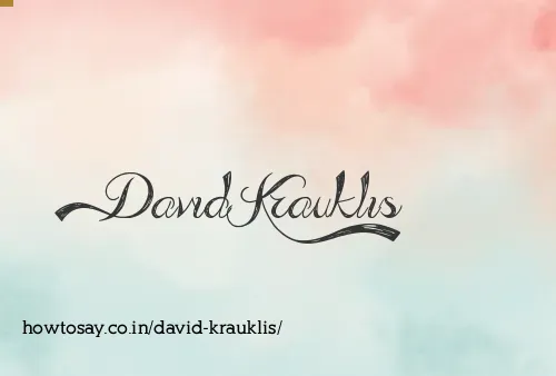 David Krauklis