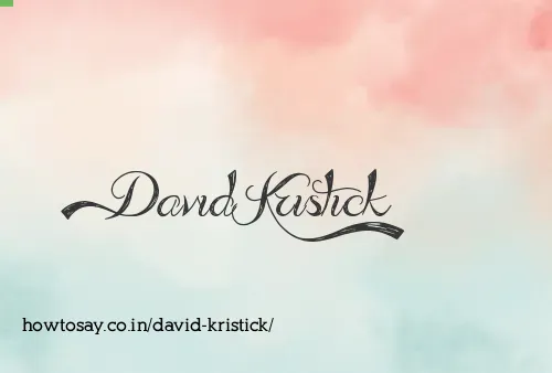David Kristick
