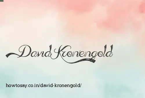 David Kronengold