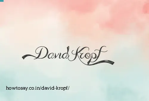 David Kropf