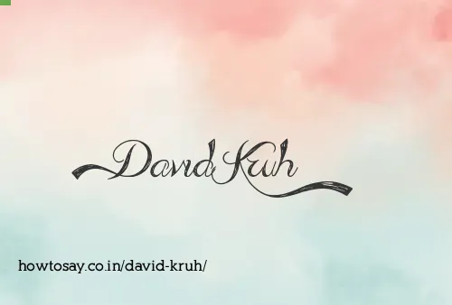 David Kruh