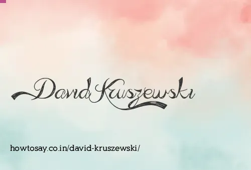 David Kruszewski