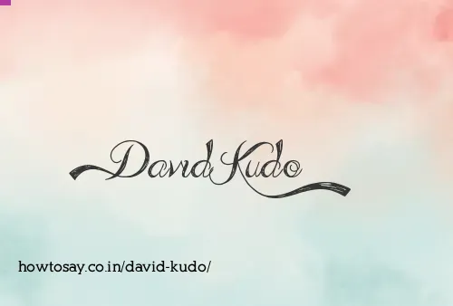 David Kudo