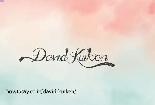 David Kuiken