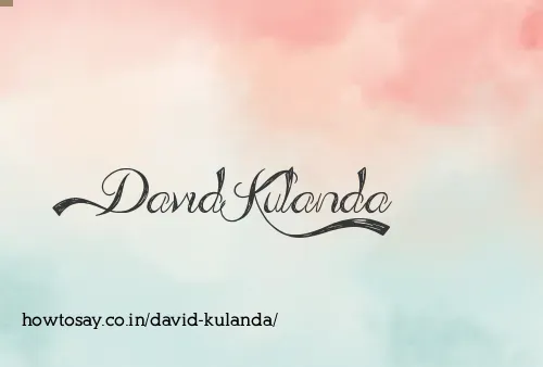 David Kulanda