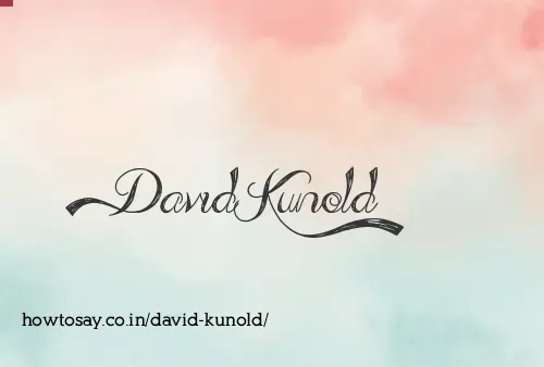 David Kunold