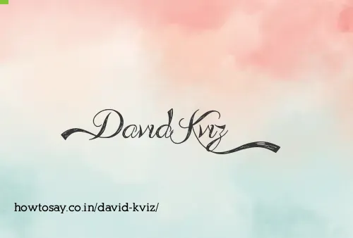 David Kviz