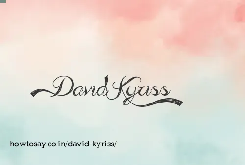 David Kyriss