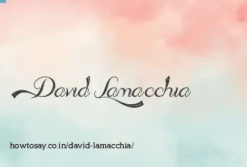 David Lamacchia