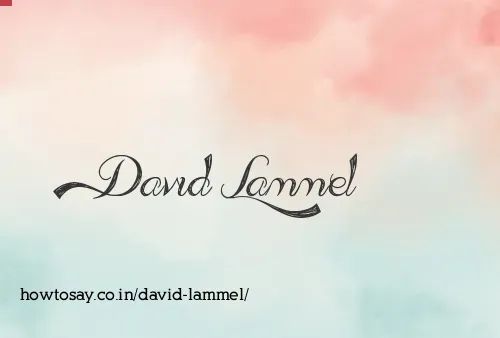 David Lammel