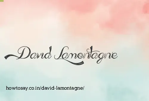 David Lamontagne