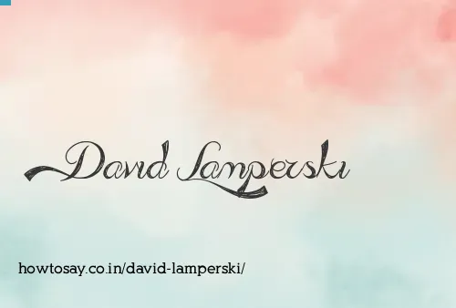 David Lamperski