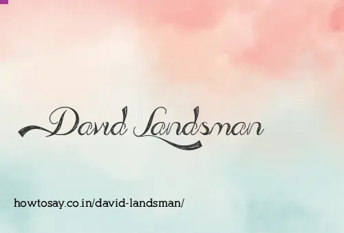 David Landsman
