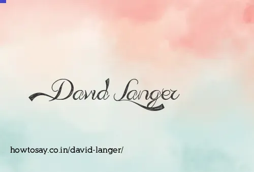 David Langer