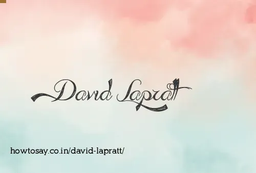 David Lapratt