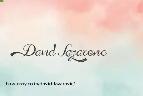 David Lazarovic