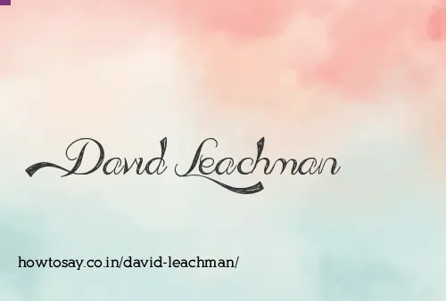 David Leachman