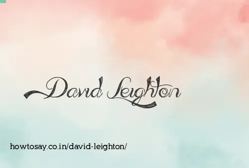 David Leighton