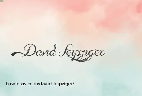 David Leipziger