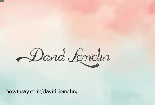 David Lemelin