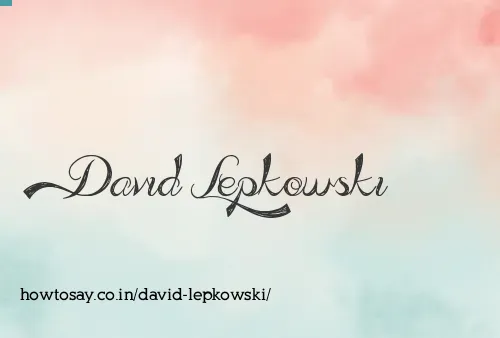 David Lepkowski