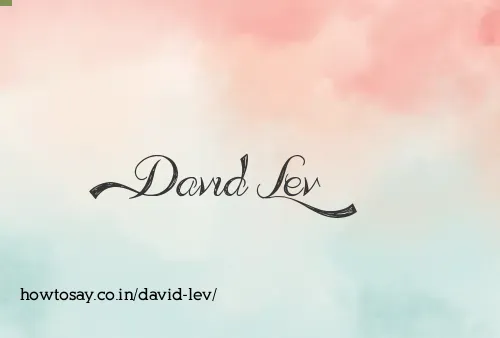 David Lev