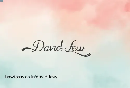 David Lew