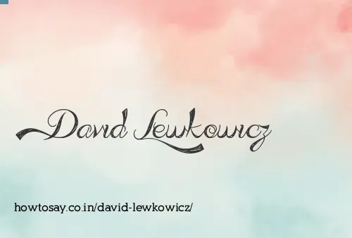 David Lewkowicz