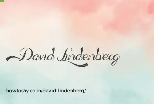 David Lindenberg