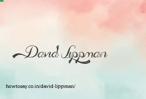 David Lippman
