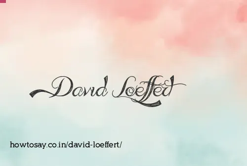 David Loeffert