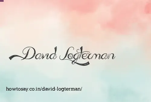 David Logterman