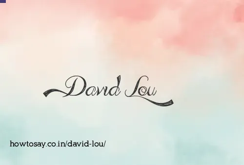 David Lou