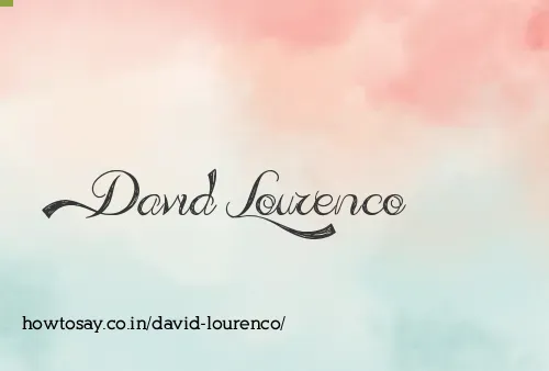 David Lourenco