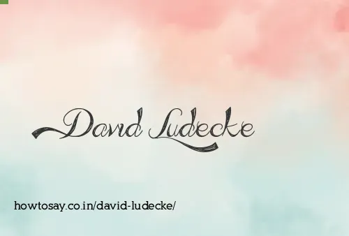 David Ludecke