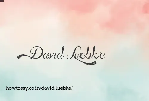 David Luebke