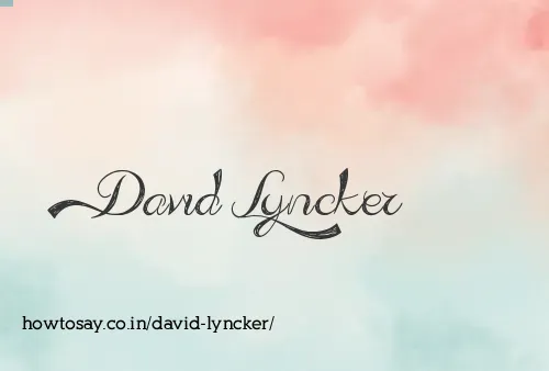 David Lyncker