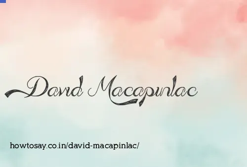 David Macapinlac