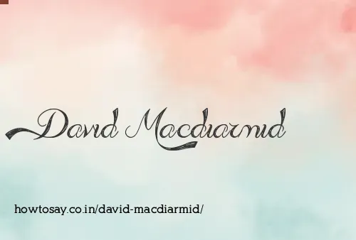 David Macdiarmid