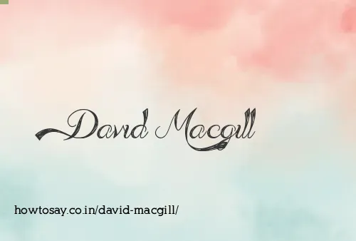 David Macgill