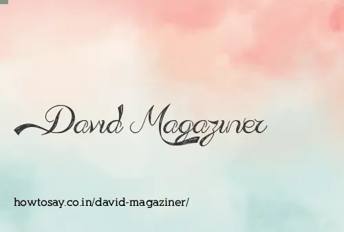 David Magaziner