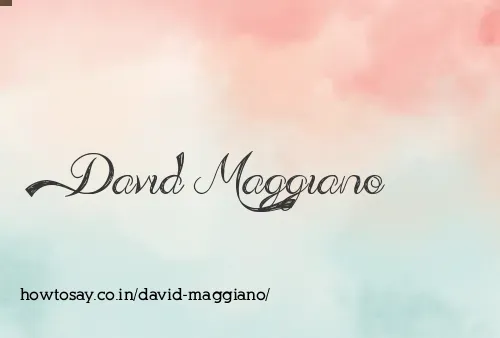 David Maggiano