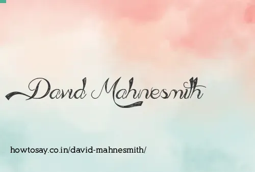David Mahnesmith