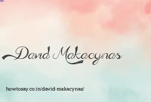 David Makacynas