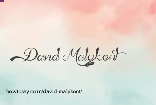 David Malykont